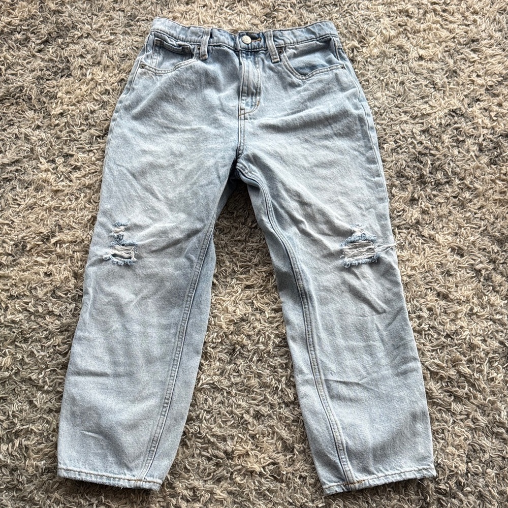 Old navy slouchy straight high rise jeans